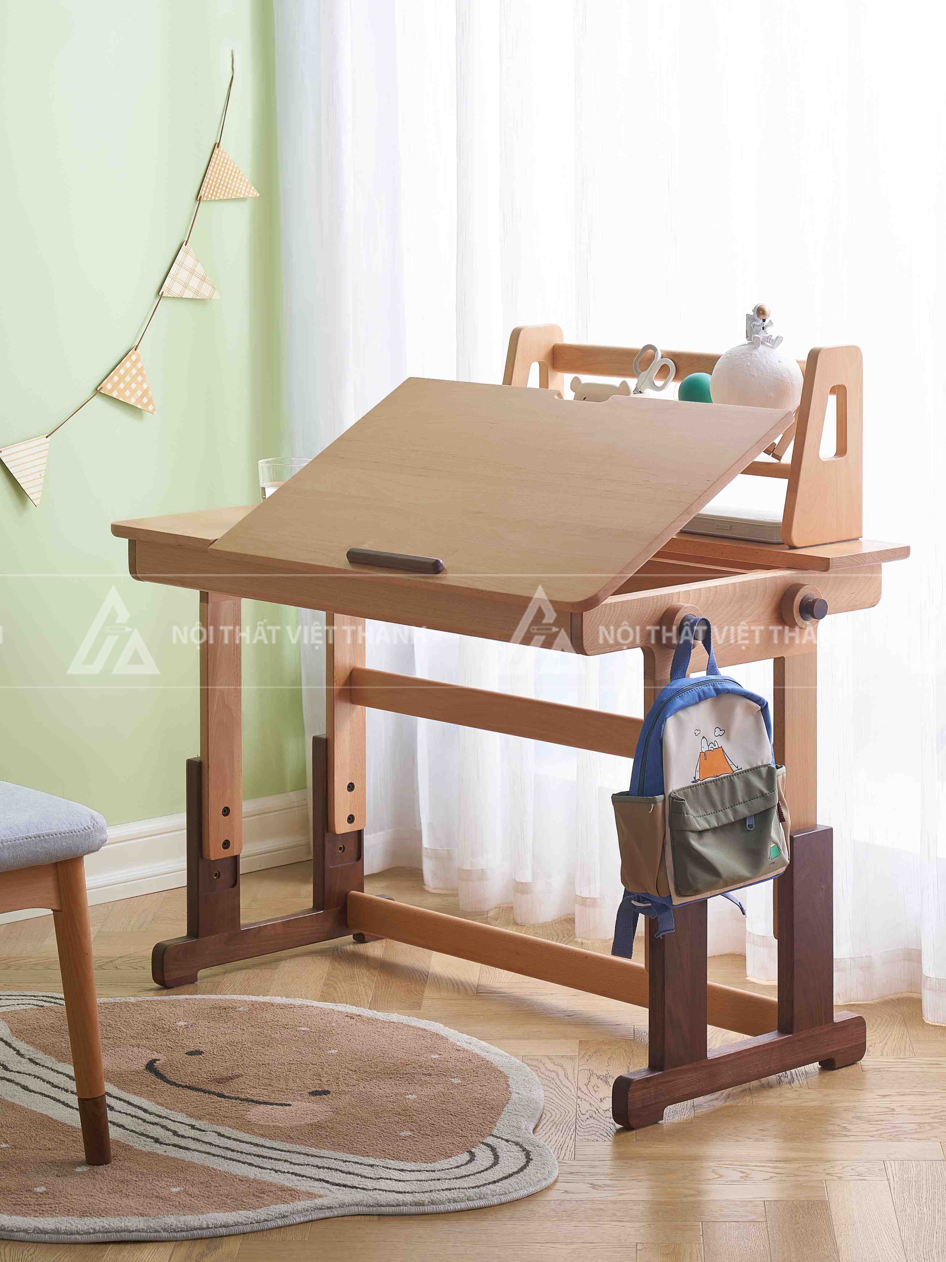 Bàn Học Sinh Thiết Kế Đơn Giản Phù Hợp Mọi Lứa Tuổi 5