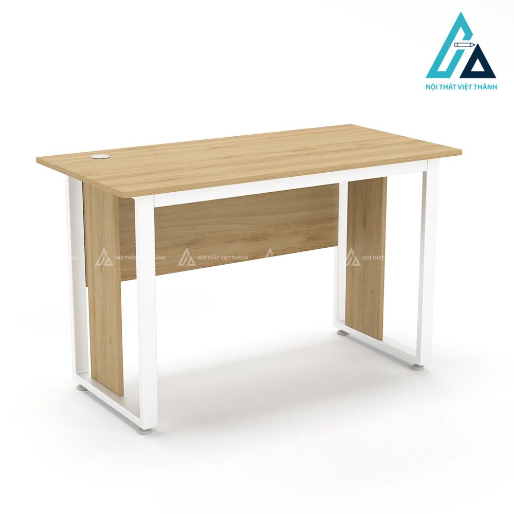 Bàn làm việc phong cách tối giản chân sắt sơn tĩnh điện 1