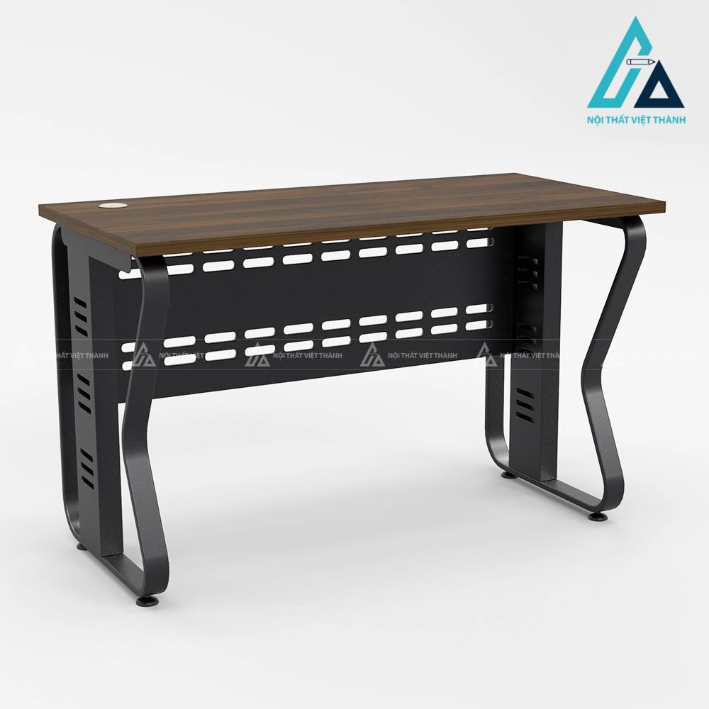 Bàn làm việc chân sắt cách điệu kiểu dáng atlas 1