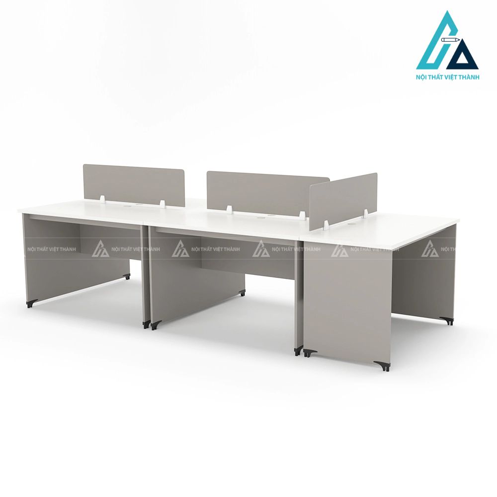 Hệ bàn làm việc nhóm 5 vị trí tối ưu diện tích 1
