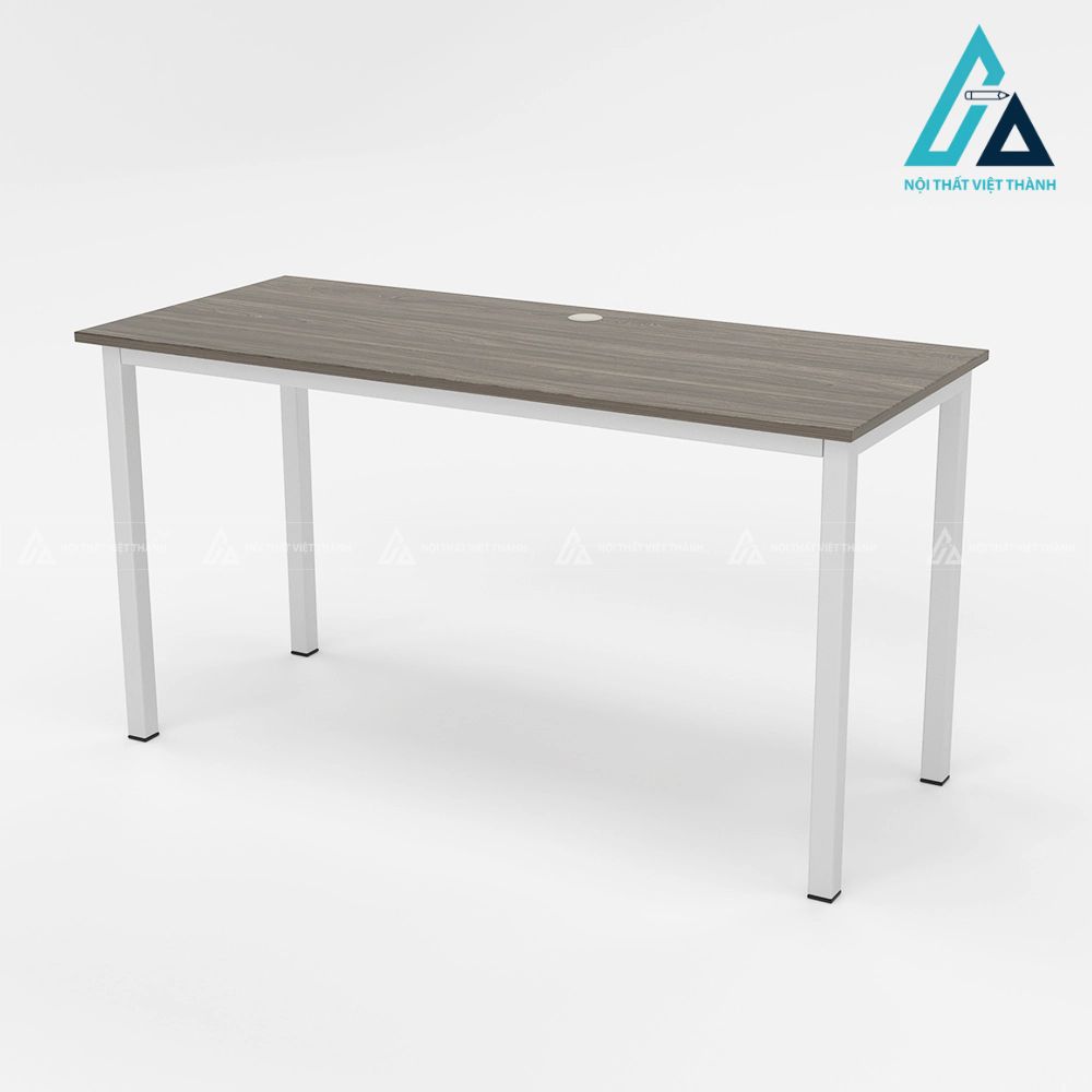 Bàn làm việc chân sắt sơn tĩnh điện thiết kế tối giản 3
