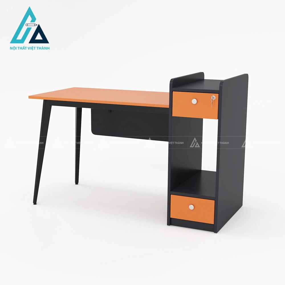 Bàn văn phòng có kệ lưu trữ hồ sơ tích hợp tiện lợi 4