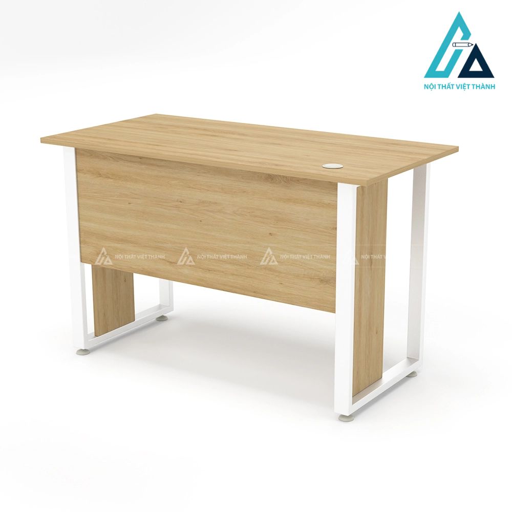 Bàn làm việc phong cách tối giản chân sắt sơn tĩnh điện 4
