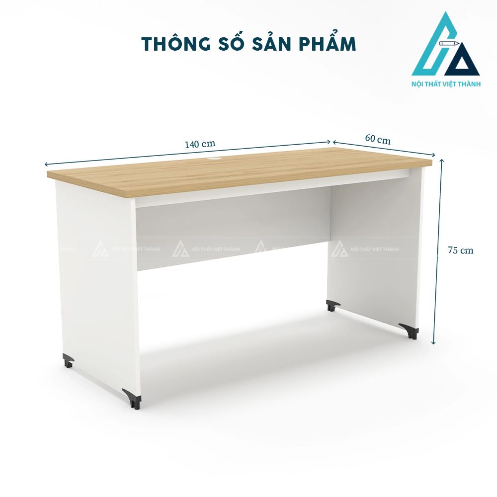 Bàn làm việc gỗ chống trầy xước kèm tủ di động 5