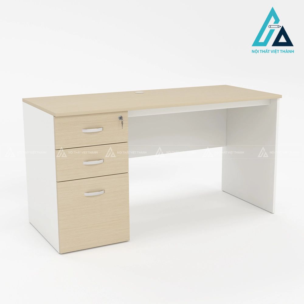 Bàn làm việc có 3 ngăn kéo liền tiện lợi 5