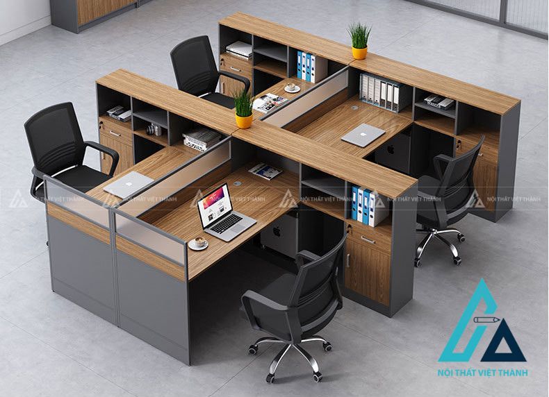 Bàn Làm Việc Nhân Viên Kiểu Dáng Thanh Lịch Phù Hợp Công Sở