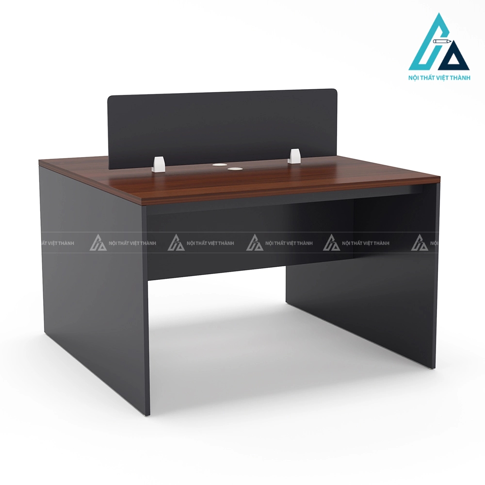 Cụm bàn làm việc 2 người thiết kế tối giản 1