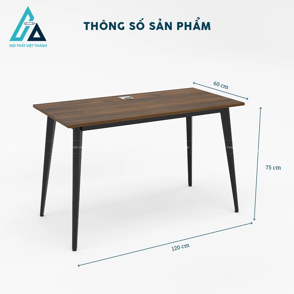 Bàn làm việc chân côn hiện đại thiết kế thanh lịch 1