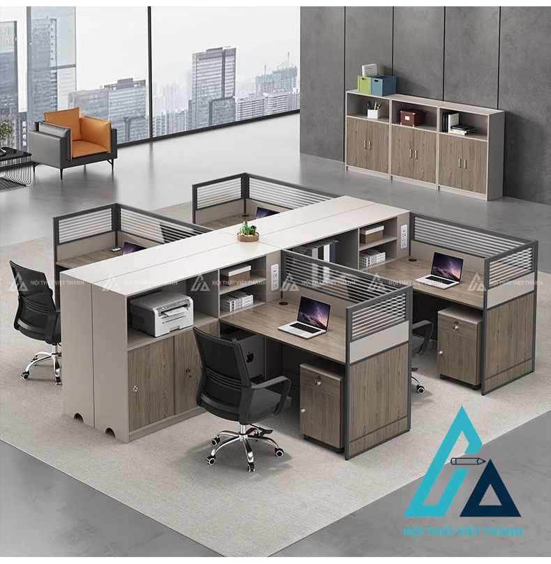 Bàn Làm Việc Nhân Viên Hiện Đại Lựa Chọn Phổ Biến Cho Văn Phòng
