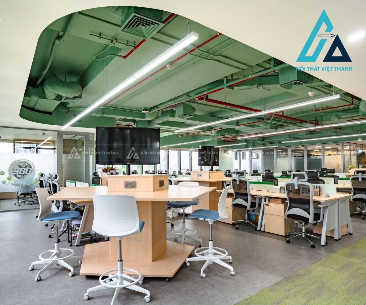 Bố trí theo cụm (module) cho văn phòng hiện đại