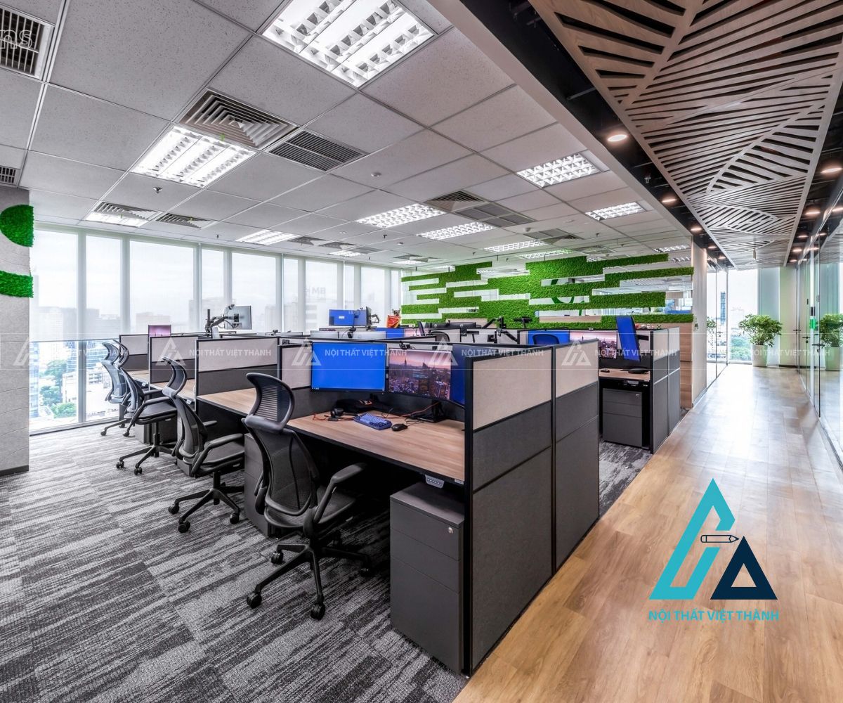 Tận dụng góc không gian với bàn chữ L