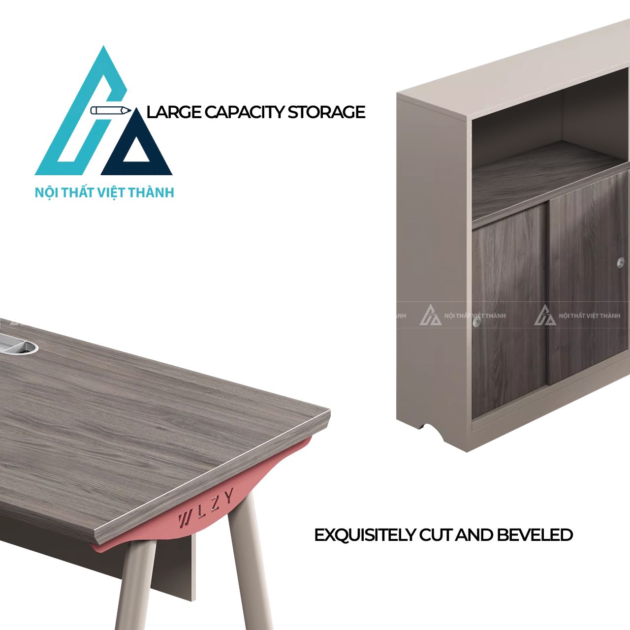 Bàn Làm Việc Nhân Viên Kiểu Dáng Thanh Lịch Phù Hợp Mọi Doanh Nghiệp 2