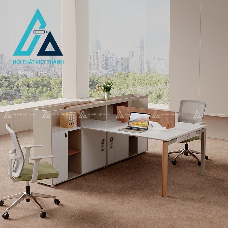 Bàn Làm Việc Nhân Viên Kiểu Dáng Thanh Lịch Dễ Sử Dụng 2