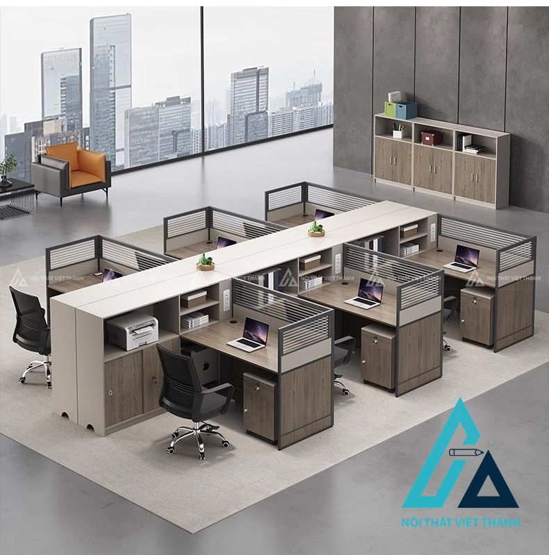 Bàn Làm Việc Nhân Viên Hiện Đại Lựa Chọn Phổ Biến Cho Văn Phòng 2