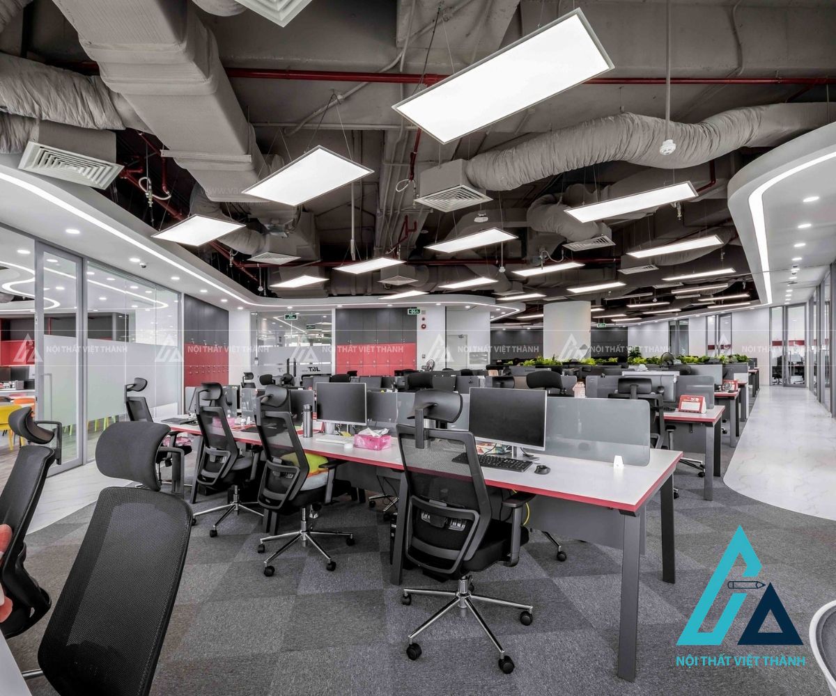 Ưu tiên các vật liệu bền, dễ vệ sinh và phù hợp với môi trường văn phòng 