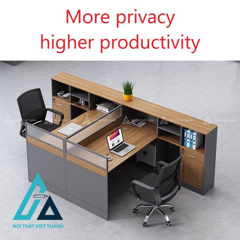 Bàn Làm Việc Nhân Viên Kiểu Dáng Thanh Lịch Phù Hợp Công Sở 3