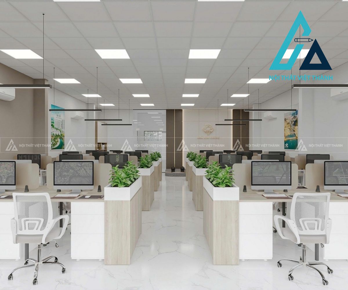 Bàn Làm Việc Nhân Viên Hiện Đại Thiết Kế Tinh Gọn 3