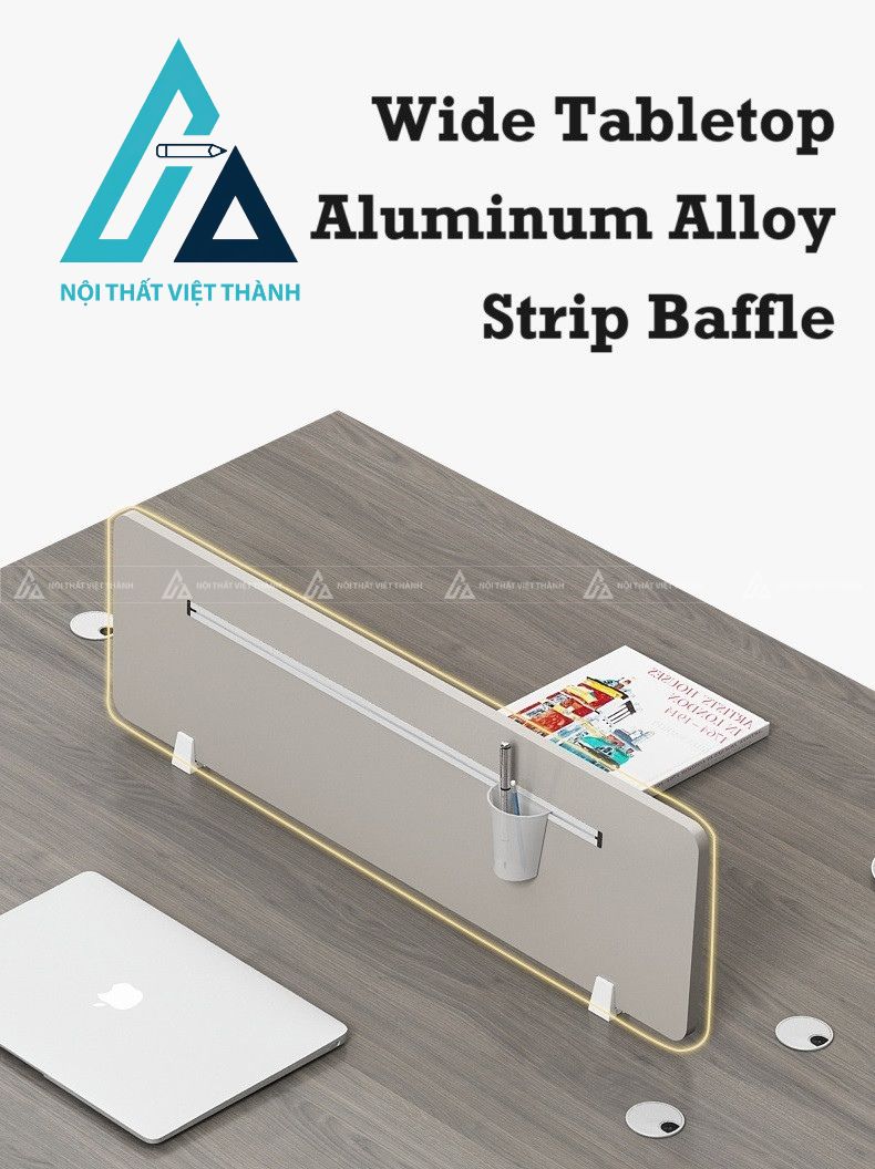 Bàn Làm Việc Nhân Viên Hiện Đại Thiết Kế Tối Giản Cho Văn Phòng Trẻ 4