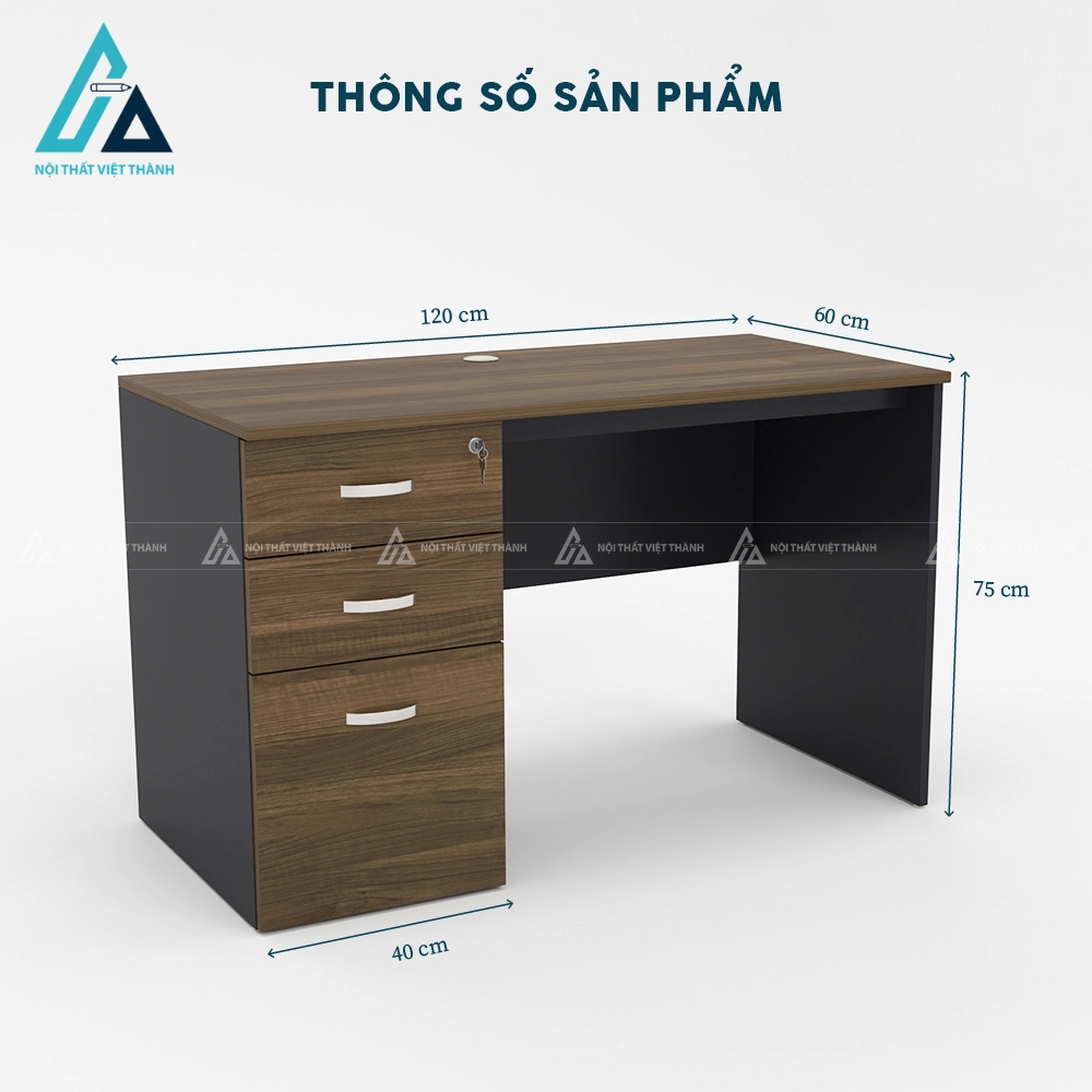 Bàn làm việc góc kết hợp tủ tài liệu tiện lợi 4