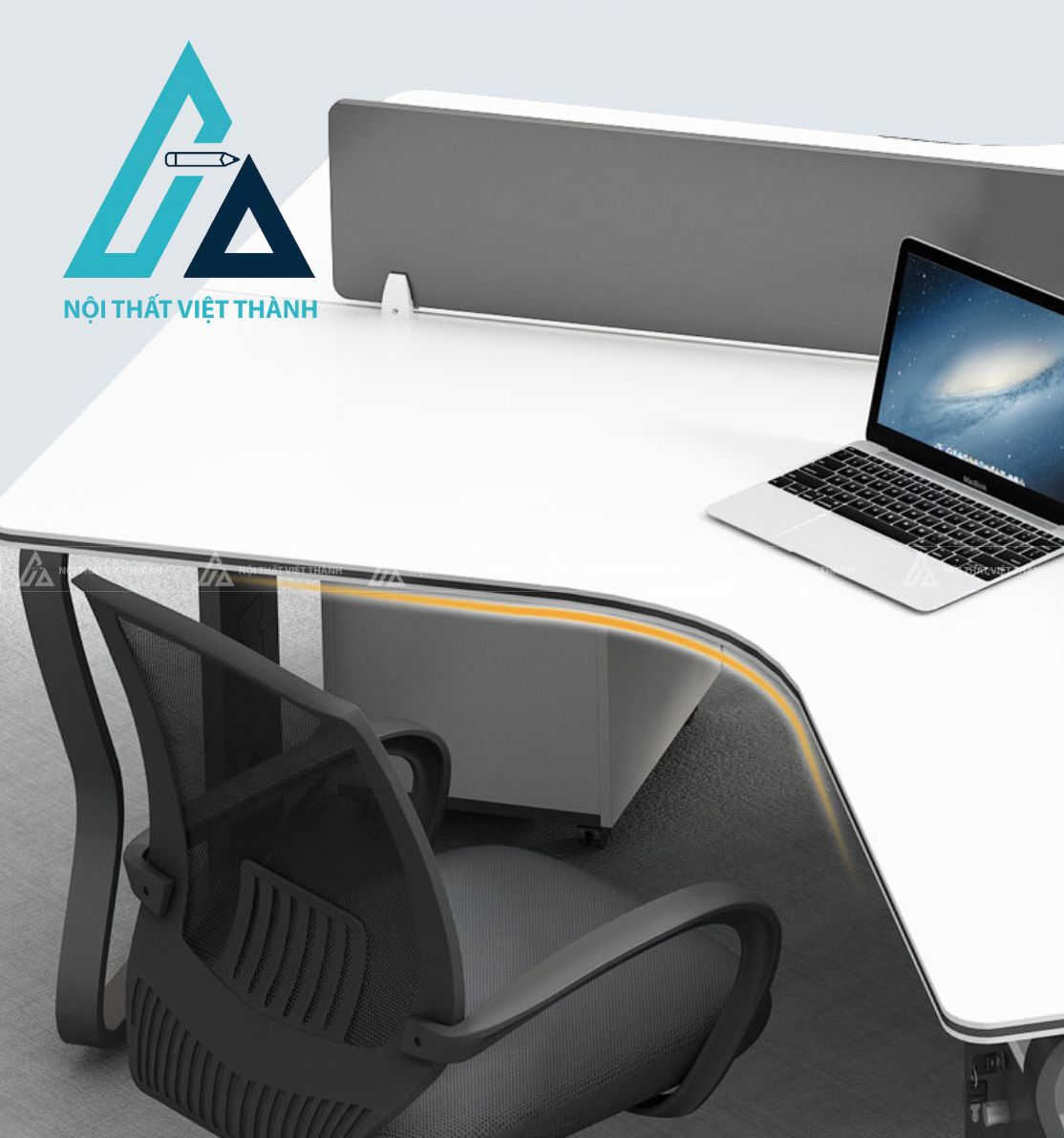 Bàn Làm Việc Nhân Viên Văn Phòng Tiện Nghi Gọn Gàng 4