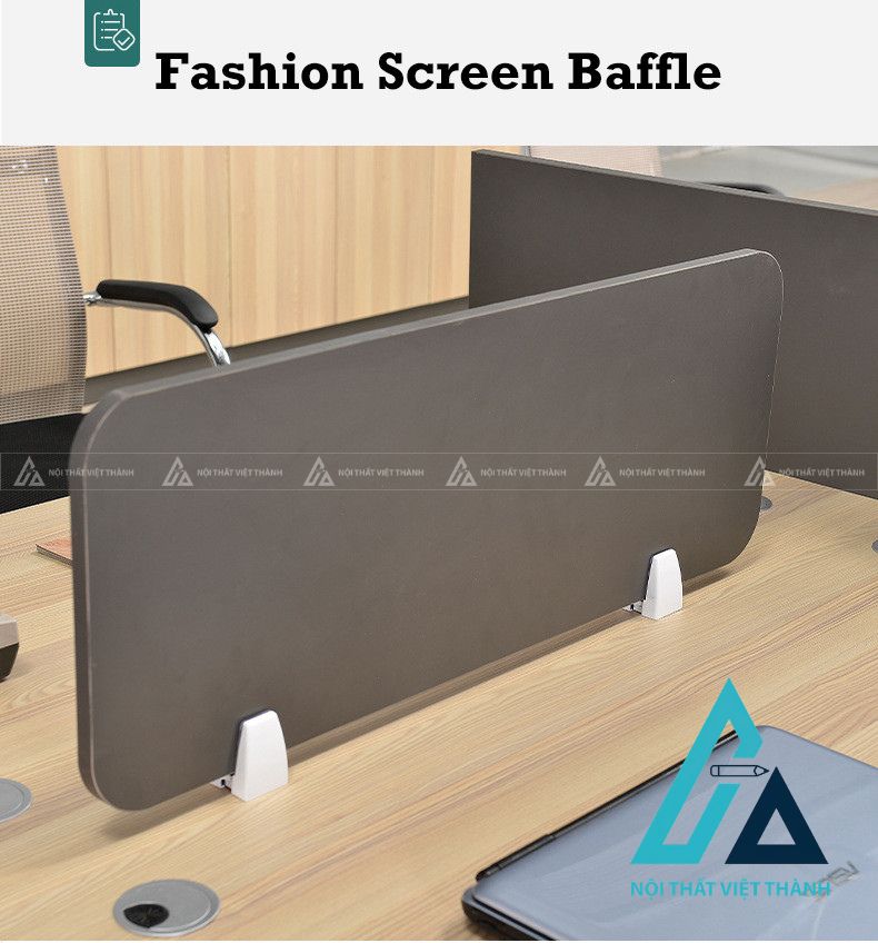 Bàn Làm Việc Nhân Viên Kiểu Dáng Gọn Nhẹ Dễ Bố Trí Văn Phòng 5