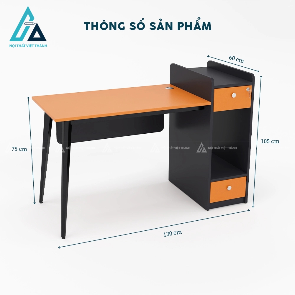 Bàn văn phòng phối màu sáng tạo chân côn vuốt nhọn 5