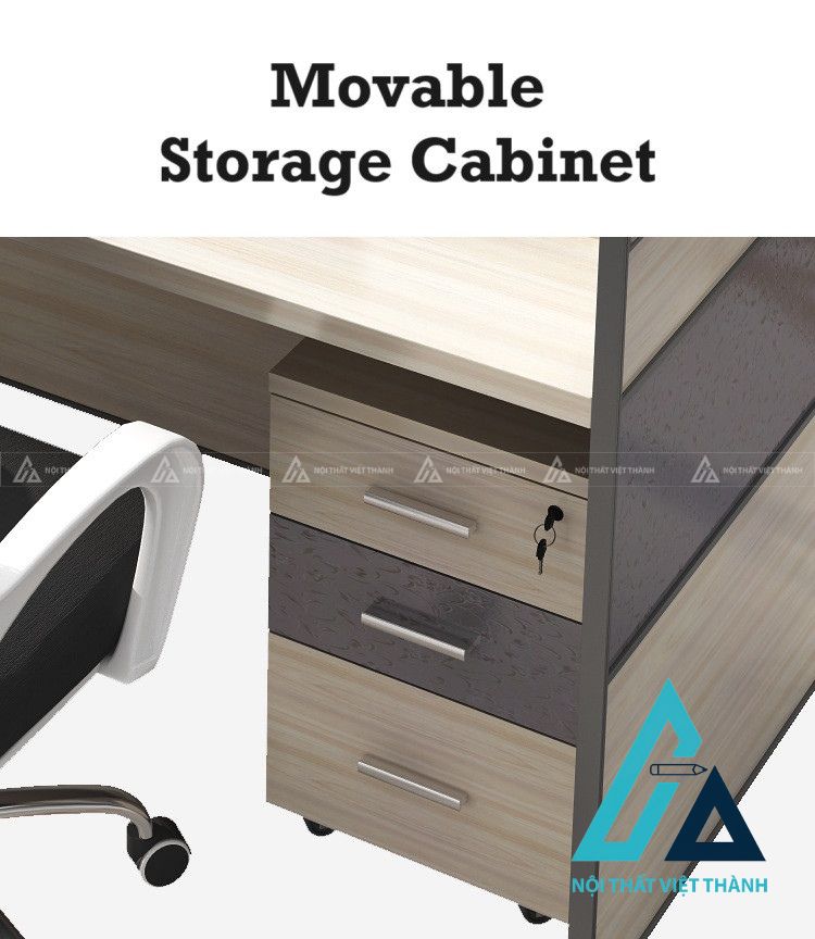 Bàn Làm Việc Nhân Viên Gọn Gàng Giải Pháp Cho Văn Phòng Nhỏ 5