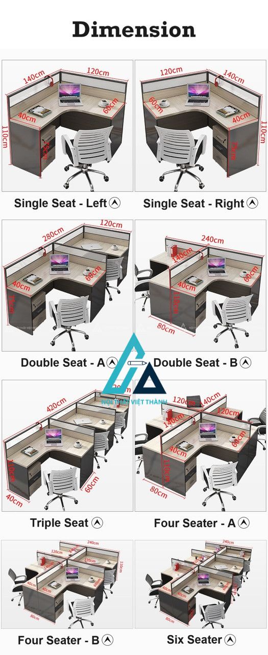 Bàn Làm Việc Nhân Viên Gọn Gàng Giải Pháp Cho Văn Phòng Nhỏ 6