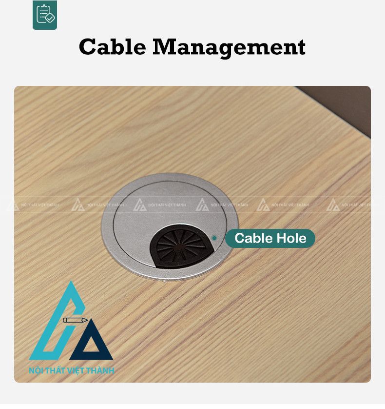 Bàn Làm Việc Nhân Viên Kiểu Dáng Gọn Nhẹ Dễ Bố Trí Văn Phòng 6