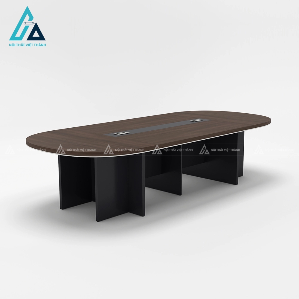 Bàn họp hiện đại 3m2 kiểu dáng đường cong tinh tế