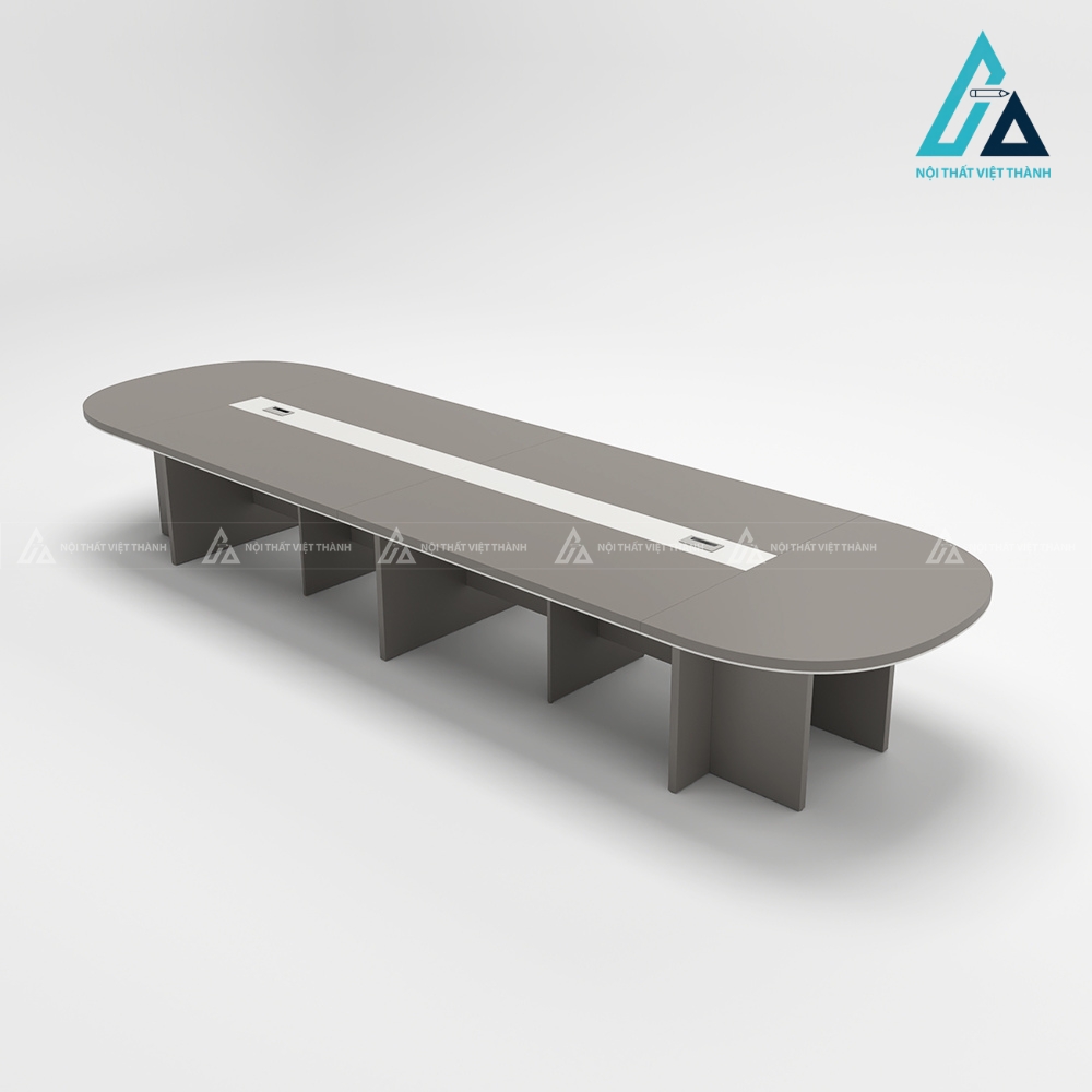 Bàn họp oval 4m8 thiết kế bo tròn sang trọng 1