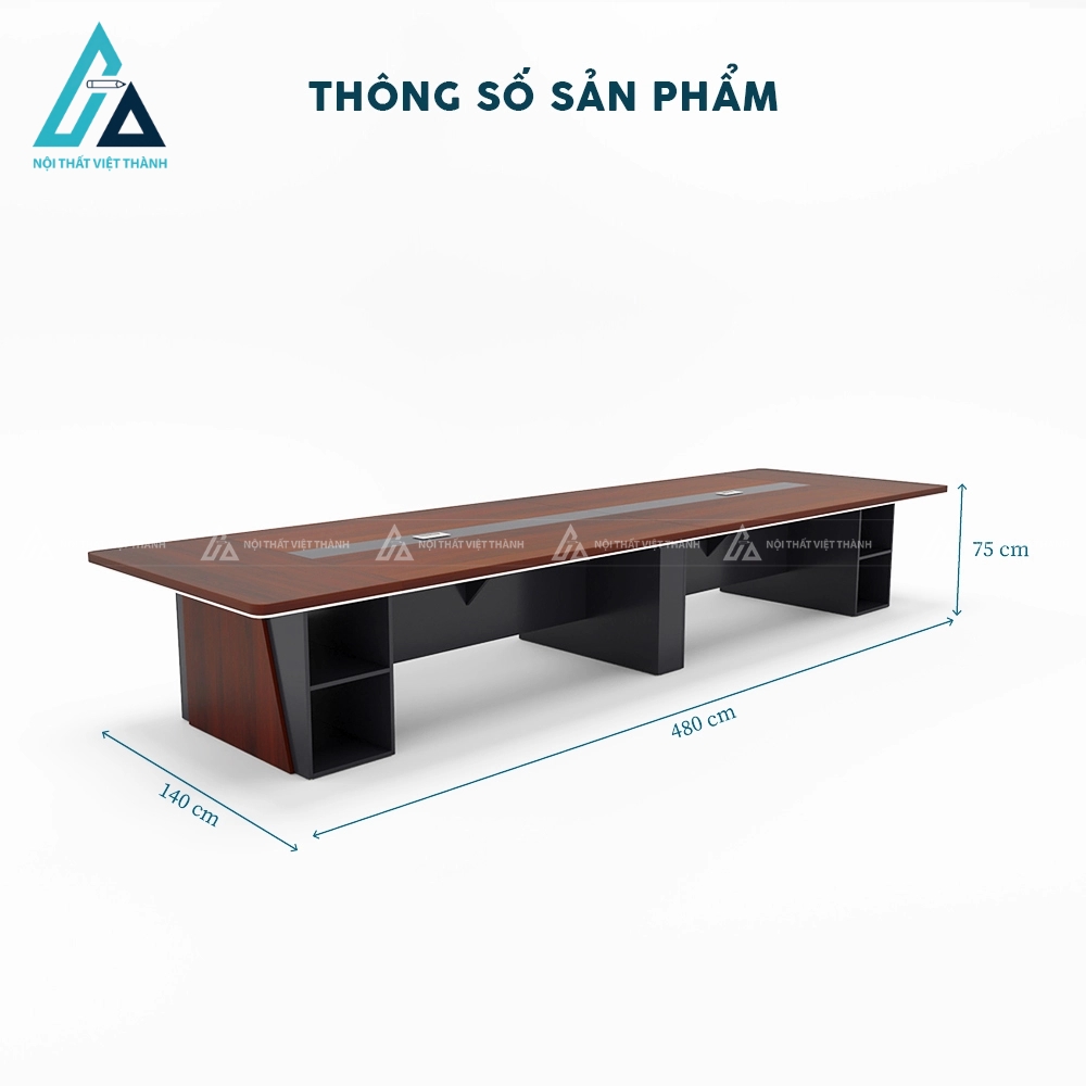 Bàn họp chân khối cách điệu cho không gian chuyên nghiệp 4