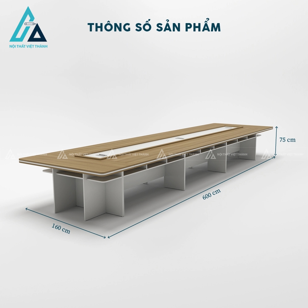Bàn họp siêu lớn 6m cho văn phòng và hội trường 4