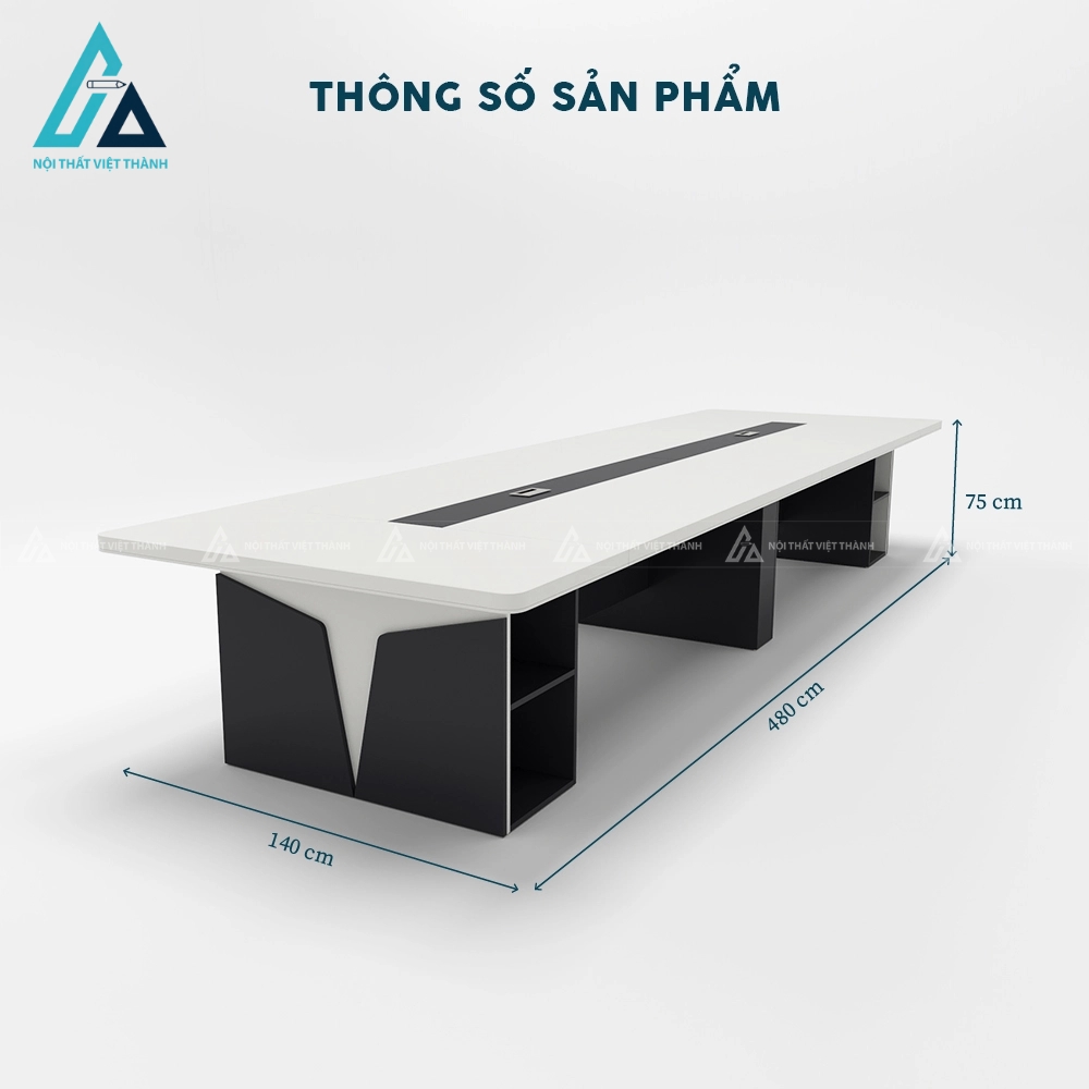 Bàn họp hiện đại 4m8 phù hợp mọi không gian 4