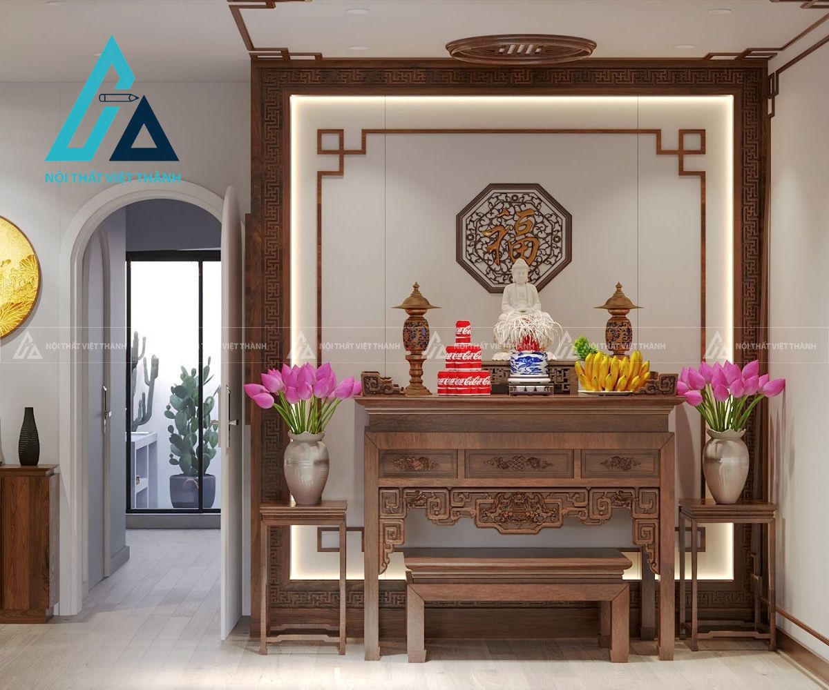 Chọn bàn thờ phù hợp nhu cầu và không gian riêng
