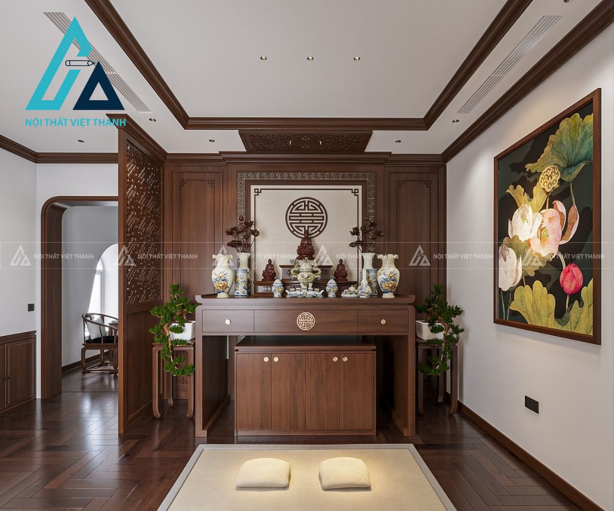Bàn thờ truyền thống cho căn hộ chung cư