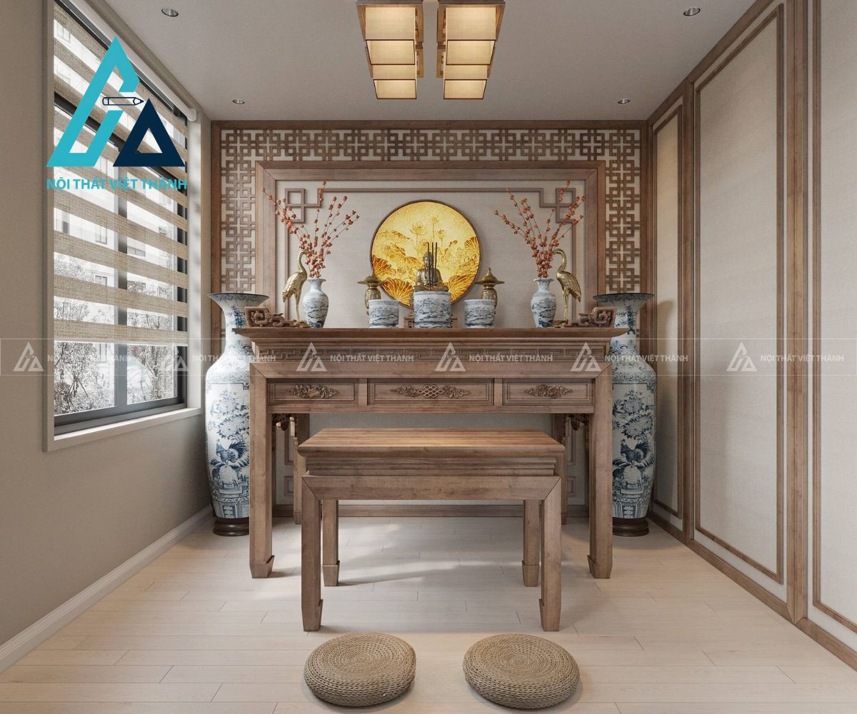 Chọn bàn thờ phù hợp không gian