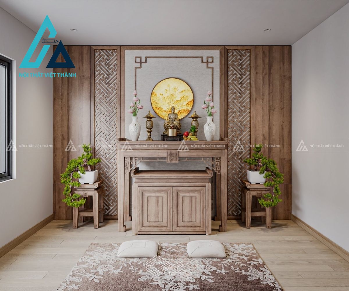 Mẫu bàn thờ được ưa chuộng hiện nay