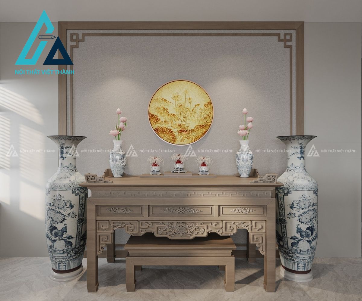 Chọn bàn thờ kiểu dáng phù hợp