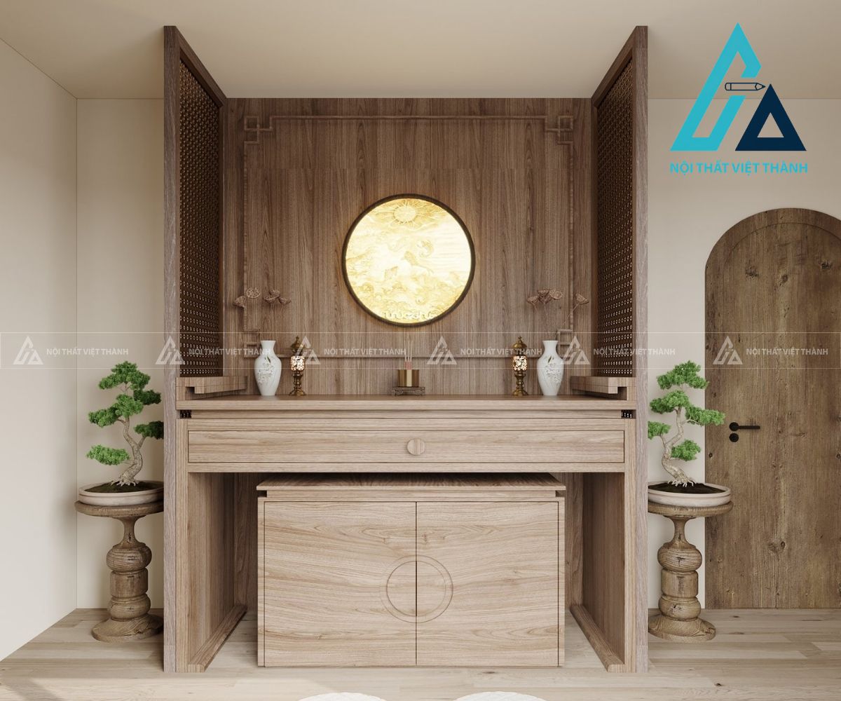 Lựa chọn bàn thờ có kích thước phù hợp