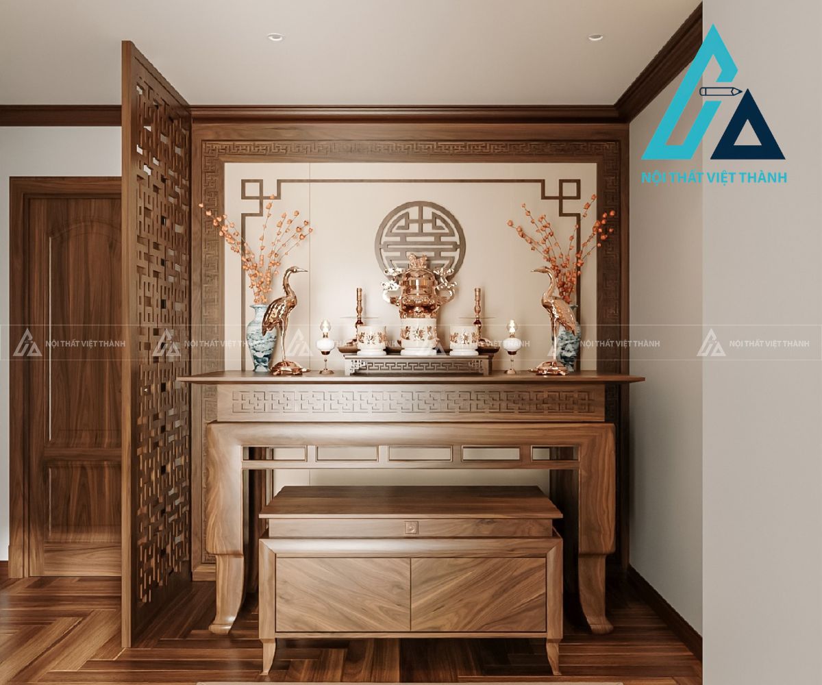 Bàn Thờ Gỗ Cao Cấp Bền Đẹp Theo Thời Gian