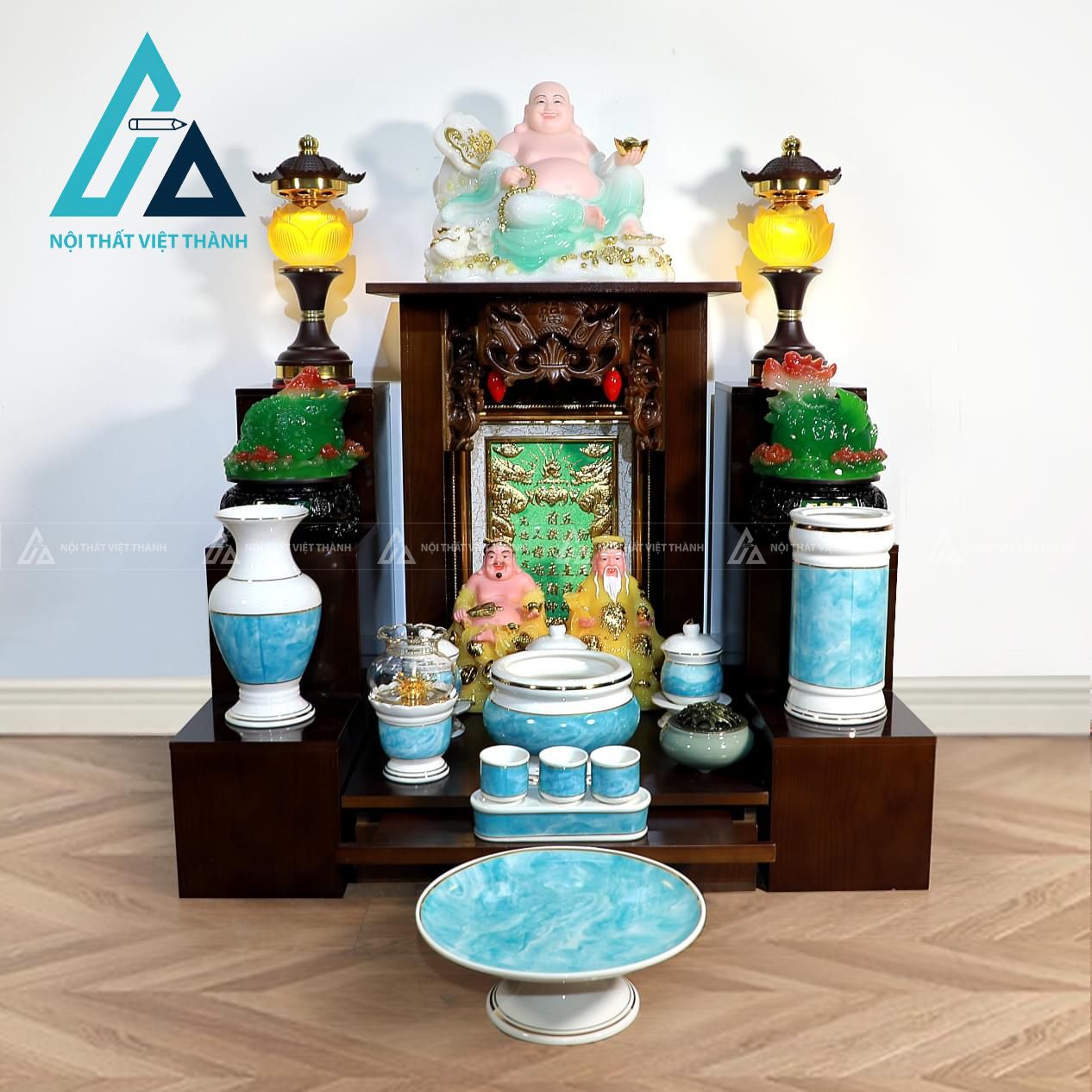 Chọn bàn thờ thần tài theo phong cách nội thất