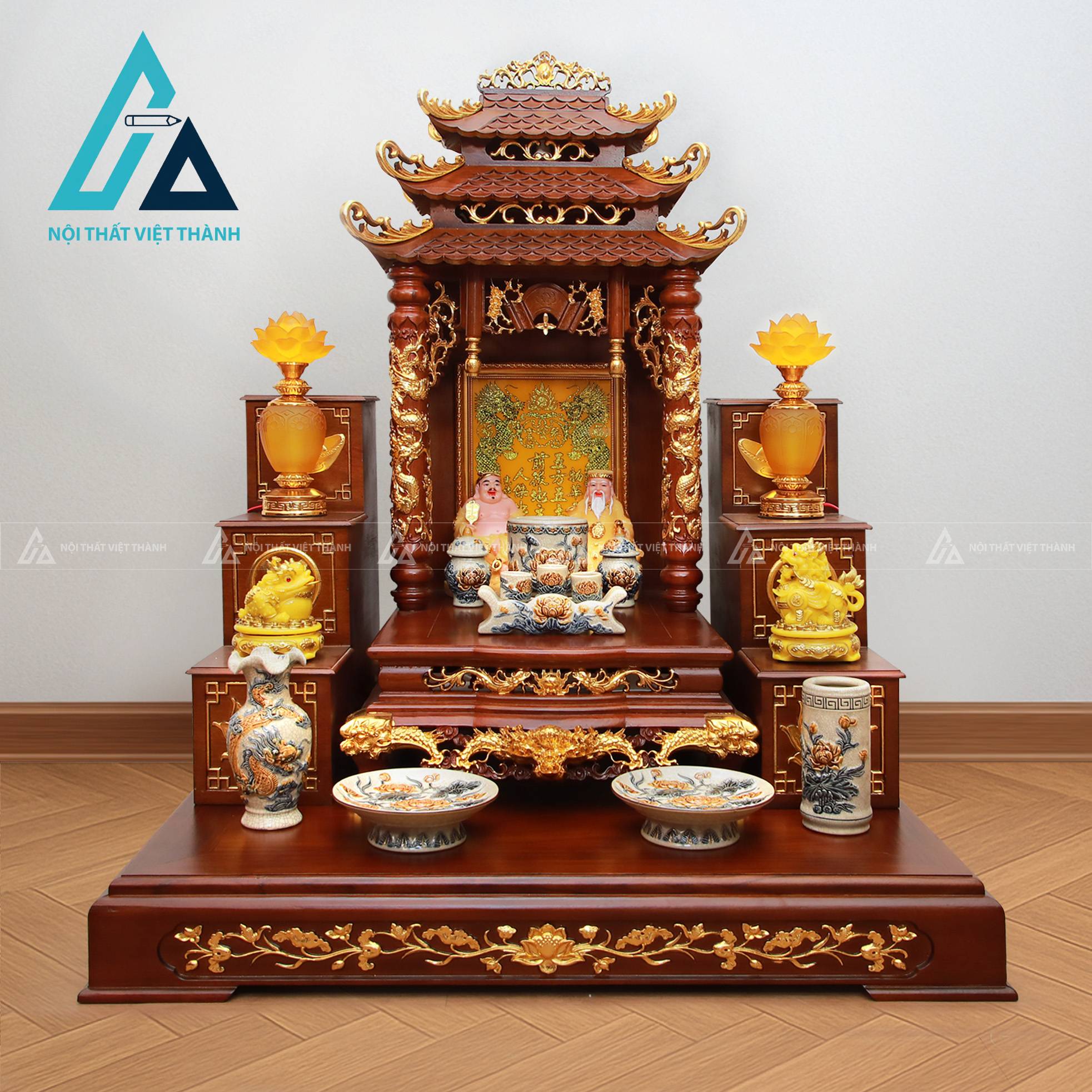 Chọn đúng mẫu bàn thờ thần tài