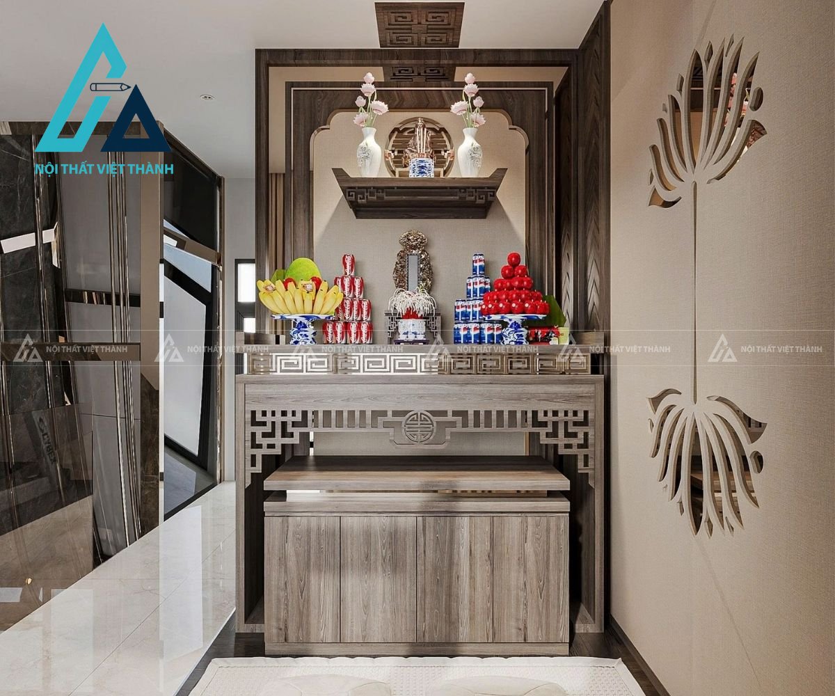 Lắp đặt bàn thờ treo phù hợp phong thuỷ