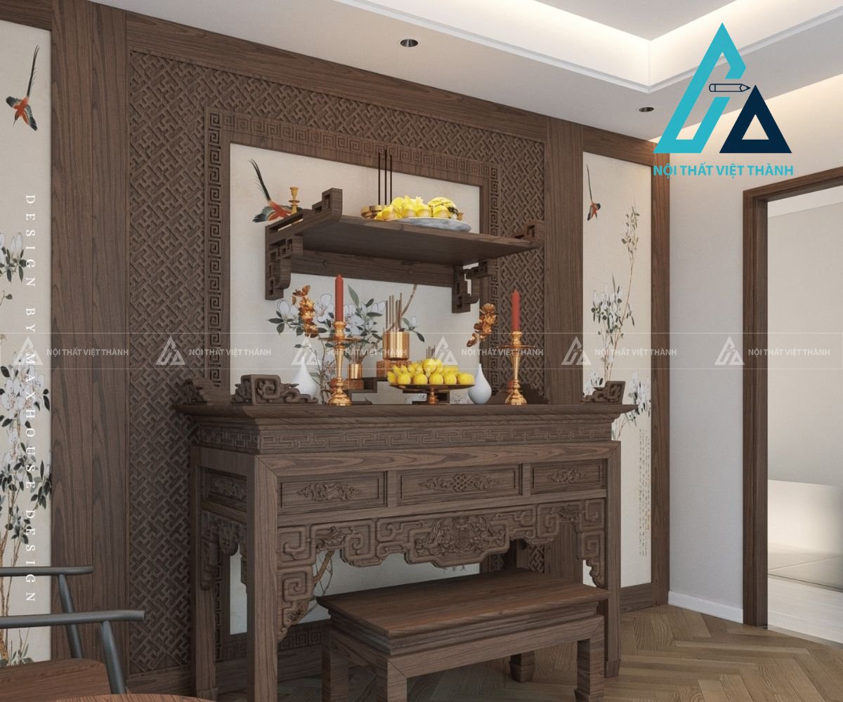 Bố trí bàn thờ treo theo phong thuỷ