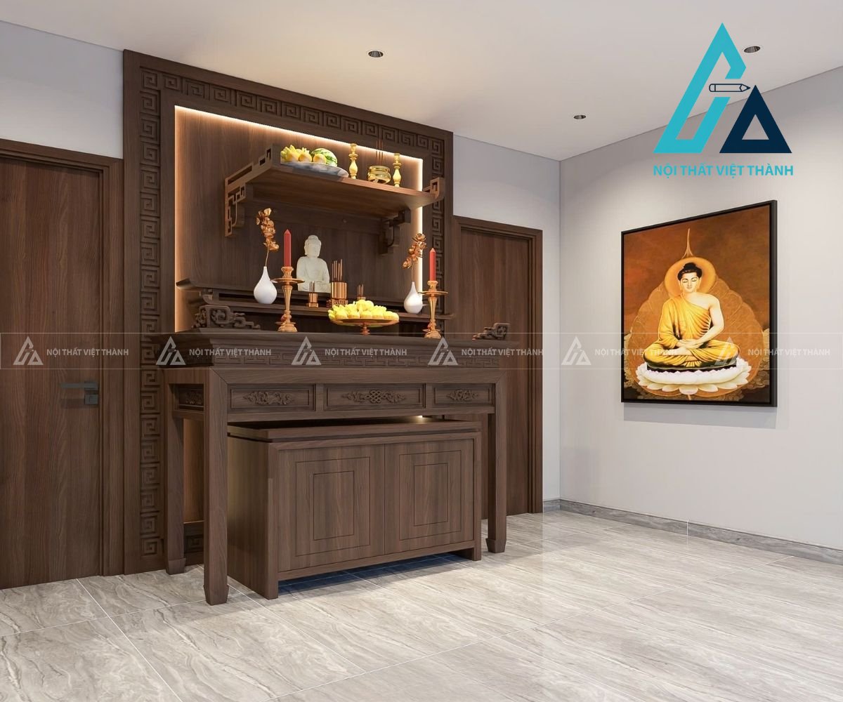 Bàn thờ treo tường trang nghiêm