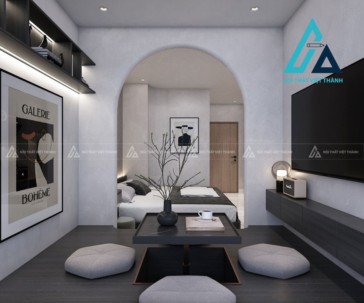 Bàn trà cao vừa phải tiện sử dụng