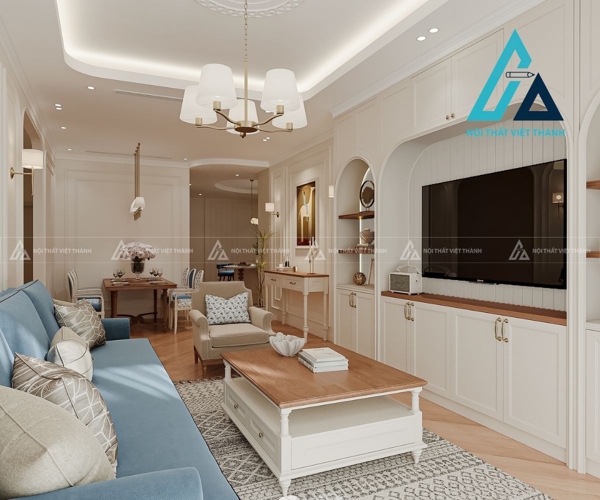 Bàn trà chữ nhật gỗ trẻ trung