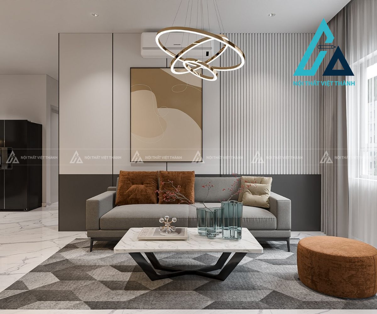 Bàn trà mặt đá sang trọng