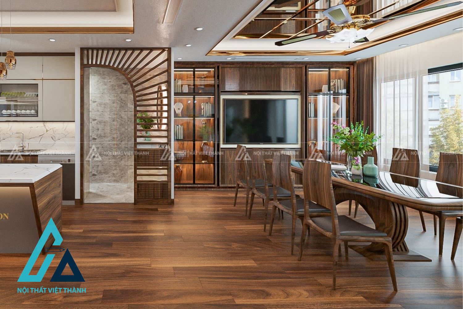 Bộ Bàn Ăn Hiện Đại Sang Trọng Cho Phòng Bếp